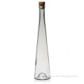 500ml Clear Glass Dimpled Base Tapered-Top Wine Bottles
